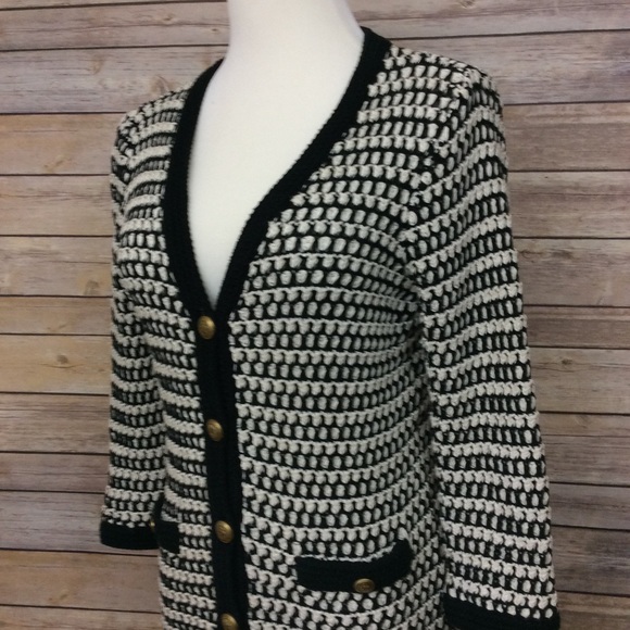 CAbi knitted sweater button down cardigan small - Picture 6 of 8